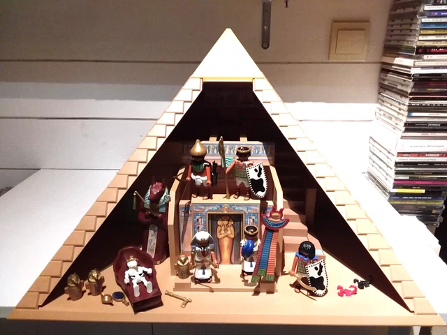 824⚜️ Playmobil- 4240 - Pyramide Égyptienne avec Personnages