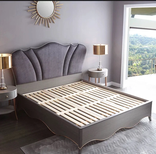 Chambre à Coucher Design Lit Avec Nachtisch 3tlg. Lits Ensemble Luxe Meuble