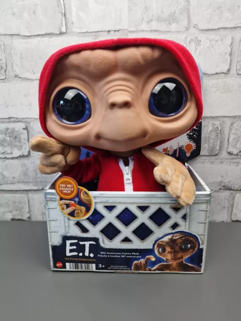 ​ET The Extra-Terrestrial 40th Anniversary Plush Figure with Lights and Sound
