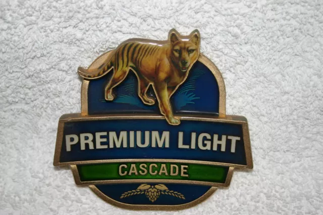 Cascade.  "Premium Light" Beer Badge/Tap/Top/Decal