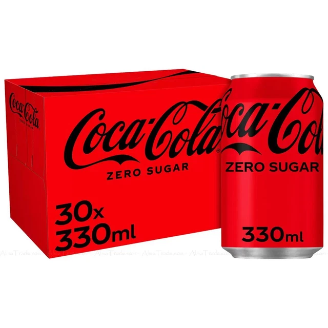 COCACOLA ZERO SUGAR No Calories Sparkling Soft Drink Cans Party Pack