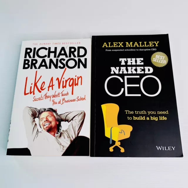 Like A Virgin Richard Branson + The Naked CEO Alex Malley Entrepreneur Business