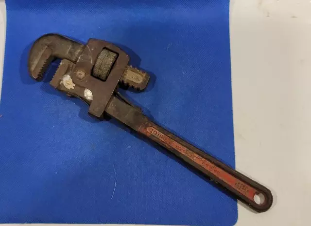P&C Heavy Duty Steel Pipe Wrench Monkey Plumber 10"Inch