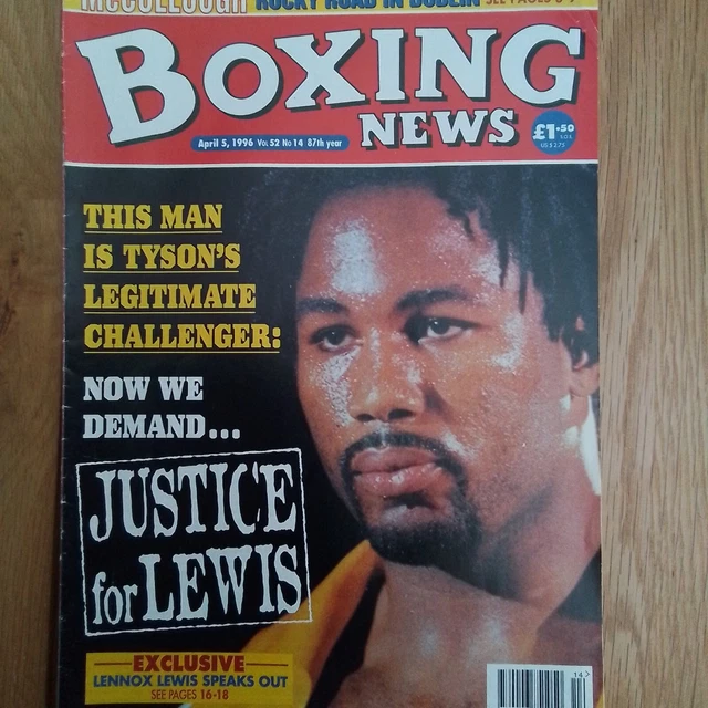 Boxing News Novembre 1996 - Volume 5 #12 - Journal Mike Tyson - Vintage US