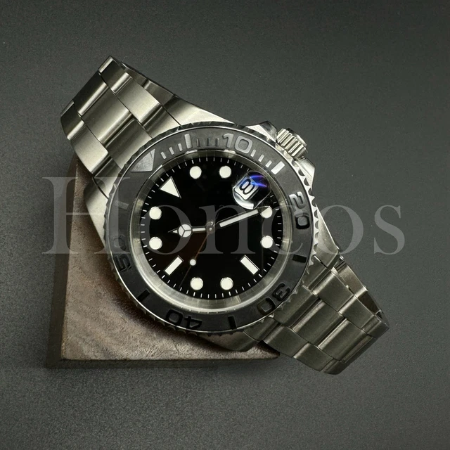 OROLOGIO SUBACQUEO GECKOTA Sea Hunter - Lunetta Verde Giada EUR 184,31