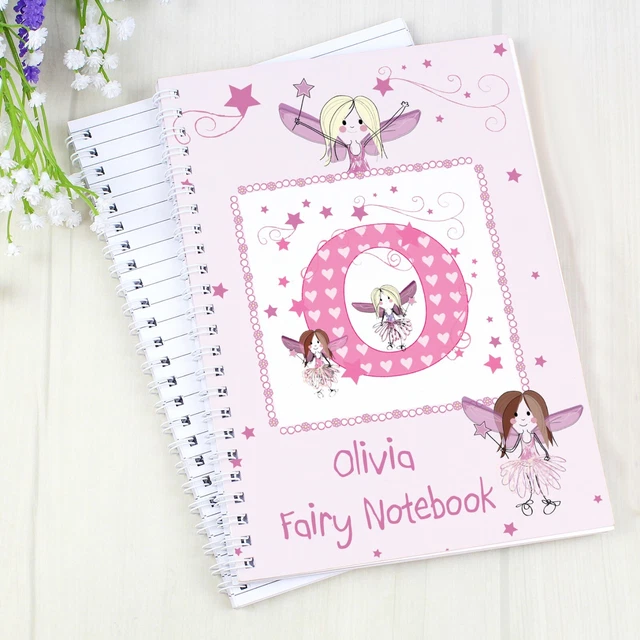 Personalised Fairy - A5 Notebook | Customisable Fairy Design | Back to School