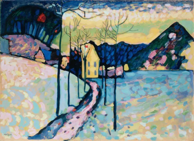 Winter Landscape : Wassily Kandinsky : Quality Art Print for Framing