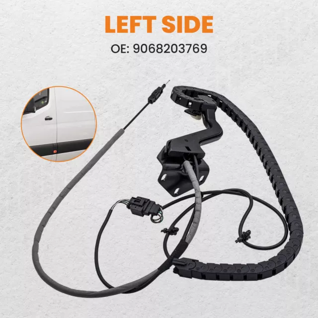 Left Hand Sliding Side Door Cable &Track for Mercedes Sprinter 9068203769 2006-