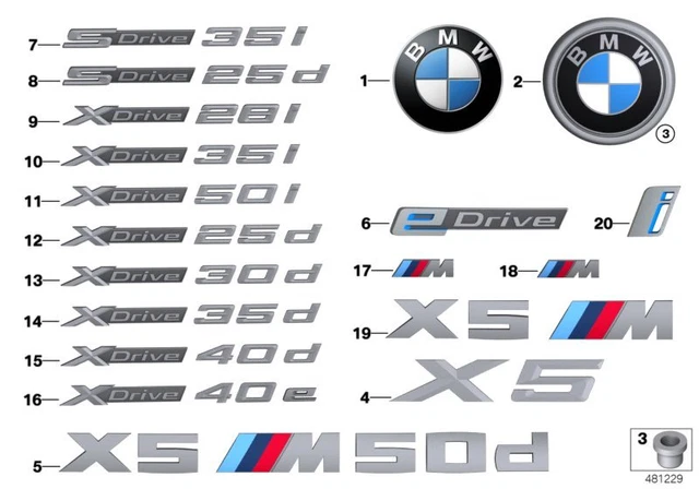 Bmw Lettering BMW GENUINE REAR Boot Trunk Lid Badge Emblem Lettering Exterior ...
