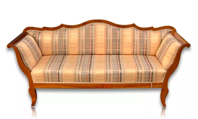 Biedermeier Sofa Couch um 1850 - Nussbaum massiv und furniert - Süddeutschland