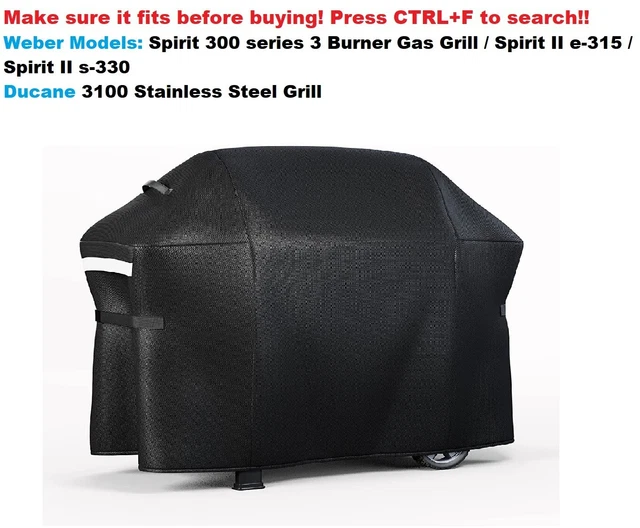 Waterproof & Weather Resistant Grill Covers Fit For All Models Listed