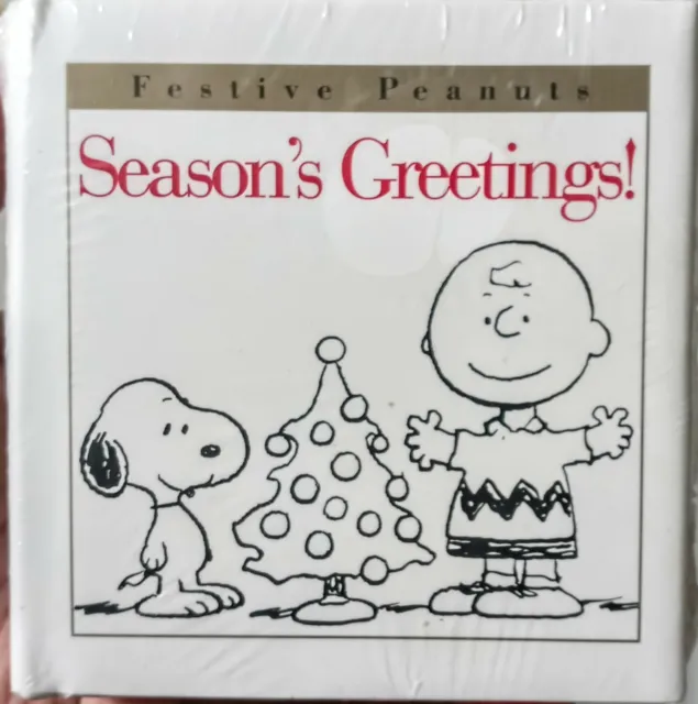 Festive Peanuts - 2 Books - BAH, HUMBUG & SEASON'S GREETINGS Christmas Brand New