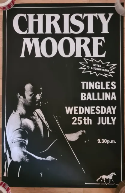 Christy Moore At Tingles Ballina Poster 20 X 30"