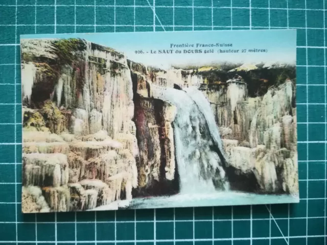288 CPA Circa 1930 Border Franco Switzerland - The Saut of / The Doubs Frozen