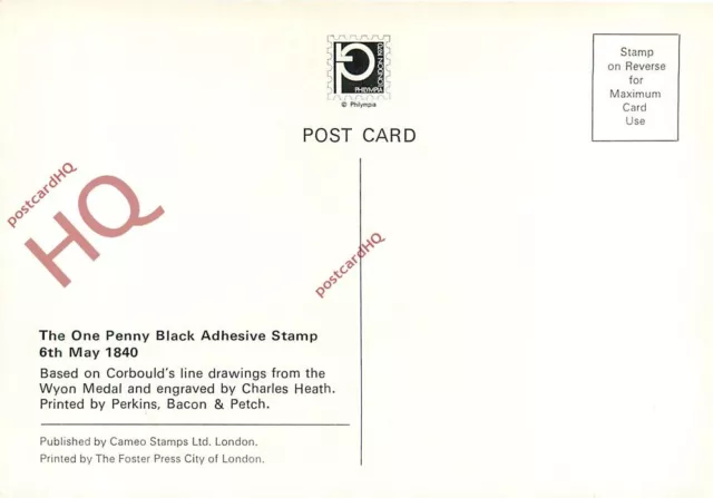 Picture Postcard::PENNY BLACK STAMP 2