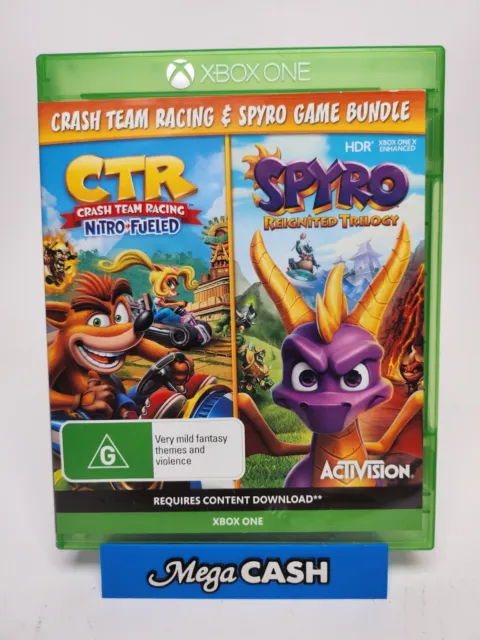 CTR NITRO-FUELED + Spyro Reignited Trilogy - Xbox One Games $69.00