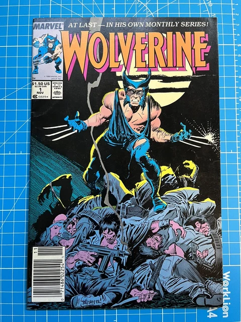 Wolverine #1 (Marvel, November 1988) Newsstand VF/NM debut of black costume