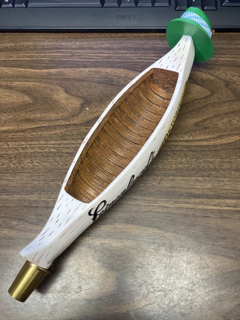 Leinenliugels' Oktoberfest Green Hat Canoe Beer Tap Bar Pub Handle
