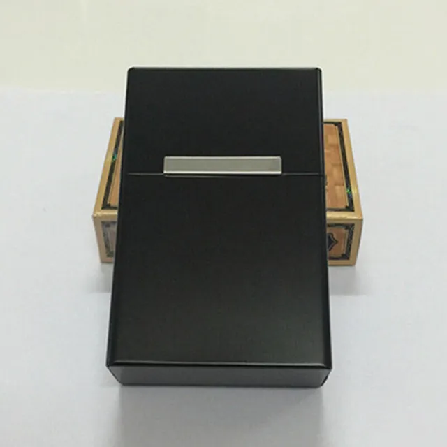 Metal Cigarette Case Aluminum Pocket Box Tobacco Cigar Holder Storage Container