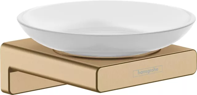 Hansgrohe AddStoris Soap Dish in Brushed Bronze, 41746140