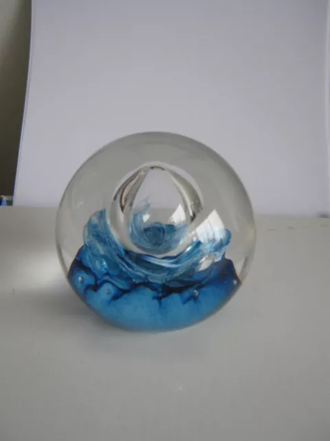 Caithness Glass paperweight -  Quicksilver.