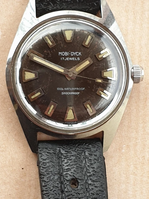 Montre Plongeur Vintage Dogma Moby-Dick 512101 Automatique Années 70 - Neuf NOS