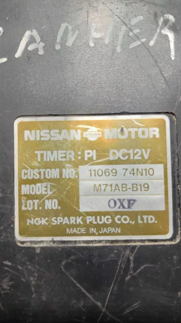 Nissan Primera 11069 74n10 m71ab b19 Allumage Contrôle ECU NGK 3