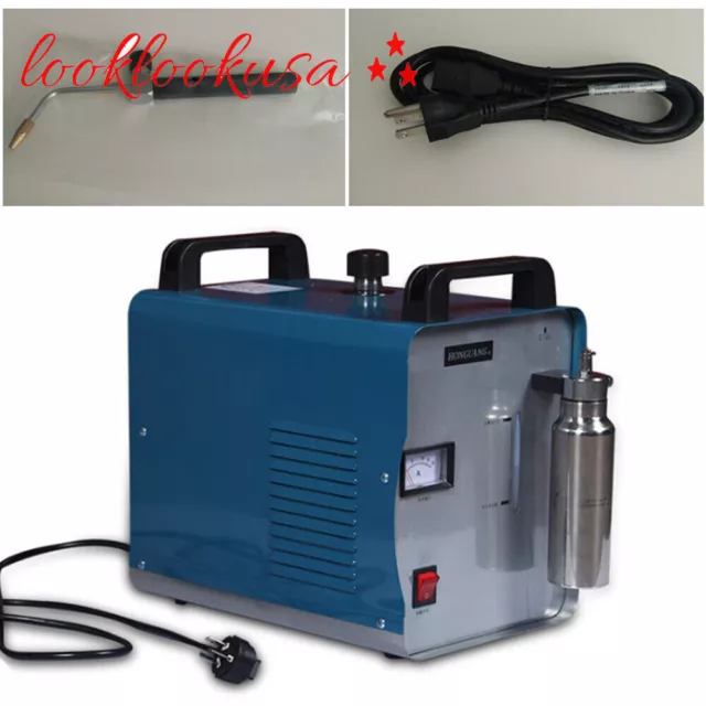 95L/400W 75L/300W Oxygen Hydrogen HHO Gas Flame Generator Torch Acrylic Polisher