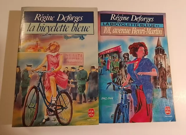Lot 2 Romans - Saga la bicyclette bleue Tomes 1 et 2- Régine deforges- Ramsay