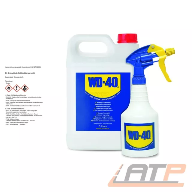 5 L Liter Wd-40 Multifunktionsprodukt Vielzweck Spray Rostlöser Pflege 31421105