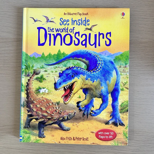 Om Books International Slide and See Board Book : Dinosaurs main image 0
