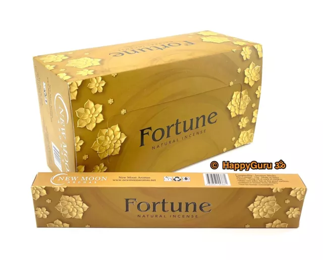 ‘Fortune’ New Moon Incense Sticks Premium Masala 180gm (15g x 12) One Box