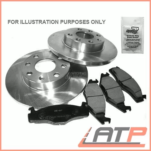 Brake Discs + Brake Pads Front Solid Ø260 Volkswagen For Vw Transporter Bus T4