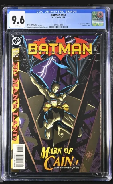Batman #567 CGC 9.6 White Pages - KEY 1st App. Bat Girl (Cassandra Cain)