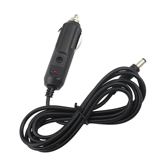 Connettore di rete auto accendisigari spina LED 12 V nero fusibile arte
