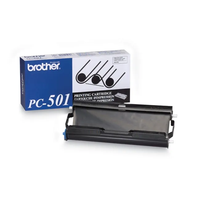 Brother PC501 150 Page-Yield Thermal Transfer Print Cartridge - Black New