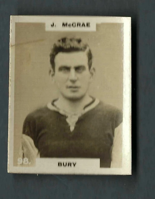 PHILLIPS - FOOTBALLERS (1-940, PHOTO) - #98 J McCRAE, BURY