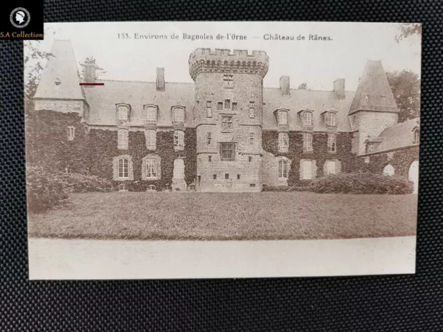 CPA 61 Environs de BAGNOLES-DE-L'ORNE - Château de Rânes