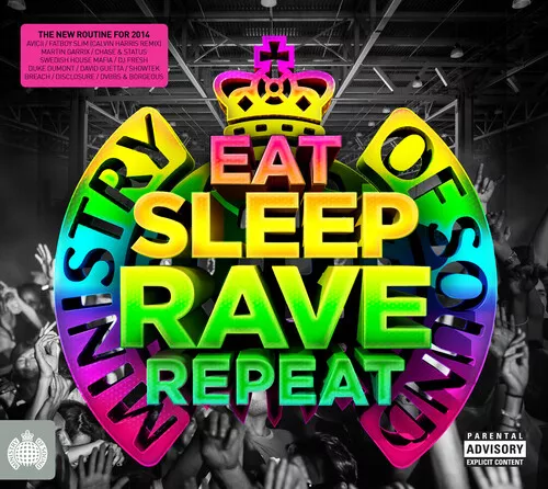 Various Artists : Eat Sleep Rave Repeat CD 3 discs (2014) FREE Shipping, Save £s