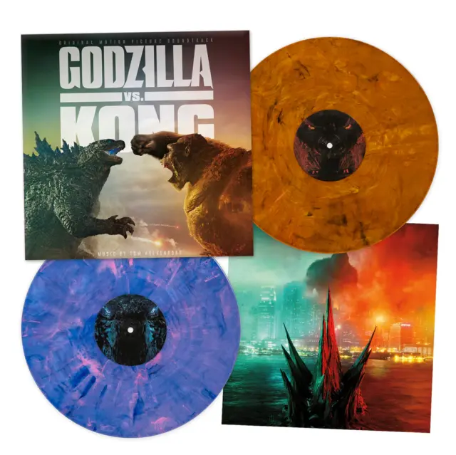 Godzilla VS Kong OST Soundtrack COLOR VINYL LP Record Junkie XL Score! king NEW!