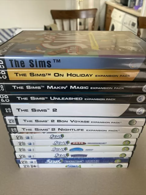 The Sims 1 / 2 / 3 and 4 with expansion packs