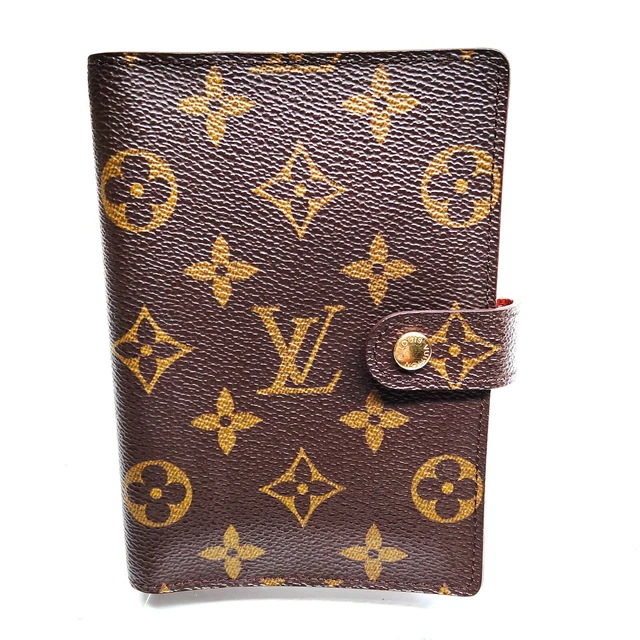 Louis Vuitton LV Diary Cover  Agenda PM Brown Monogram 2313513