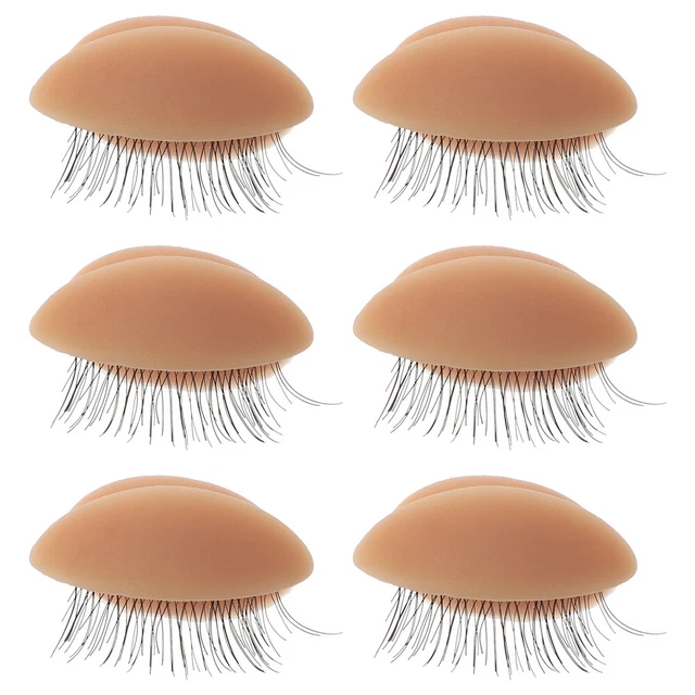 3 Pairs Abnehmbare Augenlider Wimperntraining Aus Silikon Suite Falsche