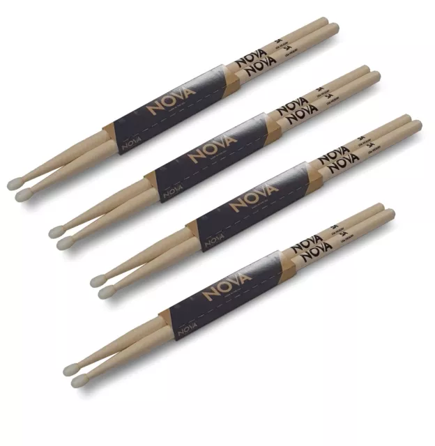 Nova VF-N5AN By Vic Firth 5A Nylon Tip Drum Sticks Four Pair Offer!