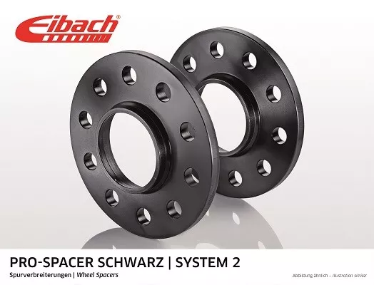 EIBACH Spurverbreiterung 30 mm Schwarz Vorne (S90-2-15-013-B) für SEAT Tarraco