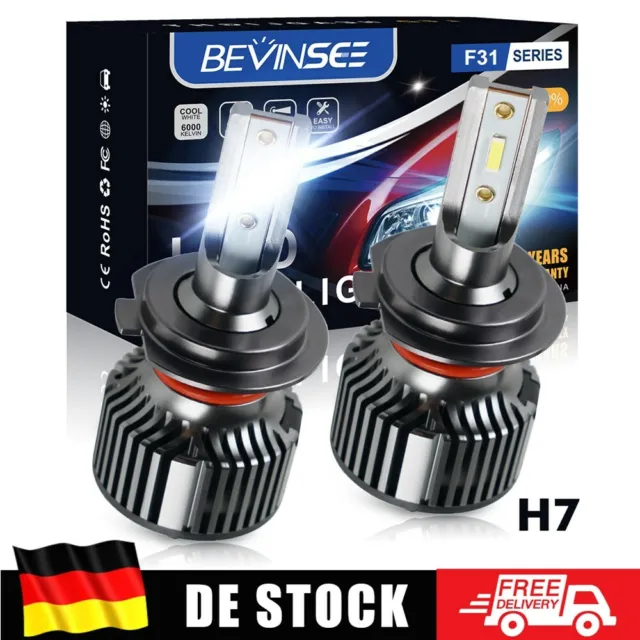Für BMW 3er E90 E91 2004-2011 H7 Scheinwerfer Birnen Fern Abblendlicht Lampe 2x