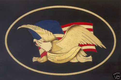 Eagle Marquetry #EG1 6"x3-3/4" o 4-1/2"x2-13/16"", CHAPA REQUERIDA CARPINTERÍA