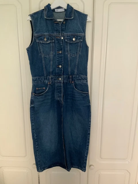 Zara Denim Long Dress Favorite Daughter The Halter City Denim Midi-Dress  Saks Fifth Avenue