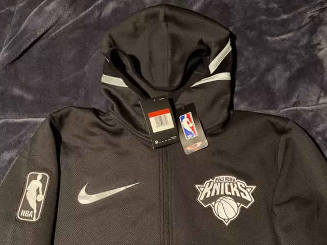 New york knicks nike discount therma flex showtime black