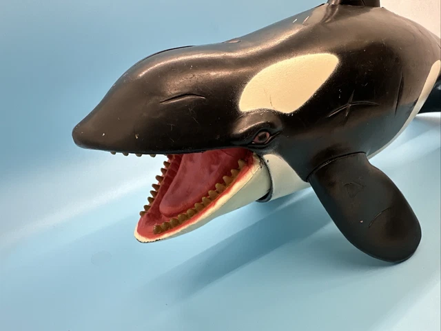 Chap Mei Killer Whale Orca 12 Inch Figure Toy Moving Mouth 9KJ2